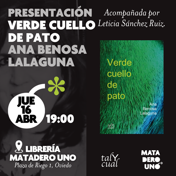 Ana Benosa presenta Verde cuello de pato