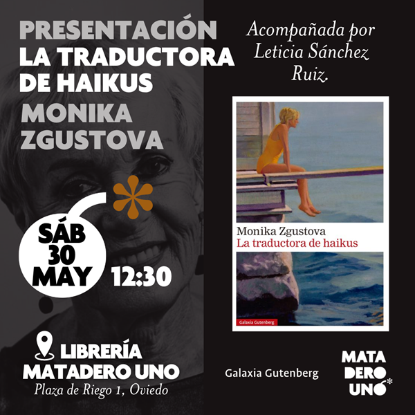 Monika Zgustova presenta La traductora de haikus