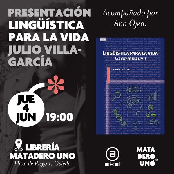 Julio Villa-García presenta Lingüística para la vida