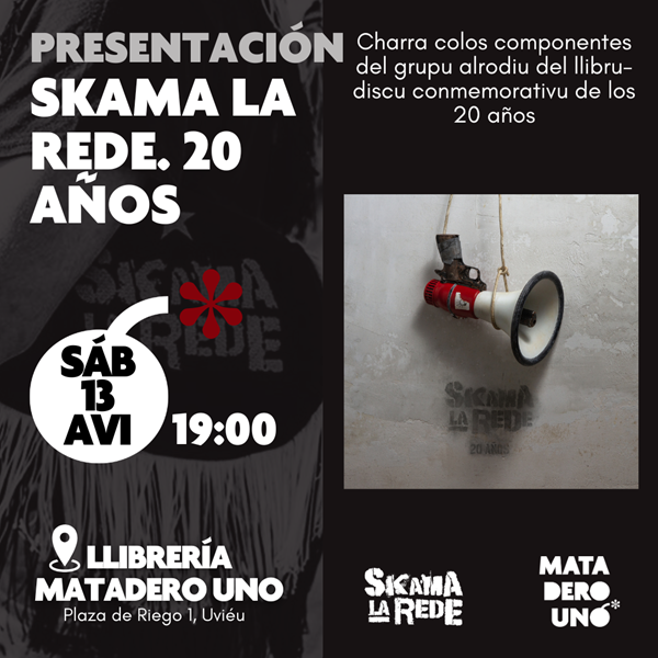 Skama la Rede presenta'l discu-llibru 20 años