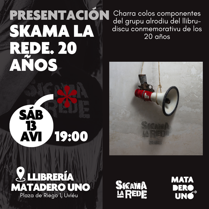 Skama la Rede presenta'l discu-llibru 20 años