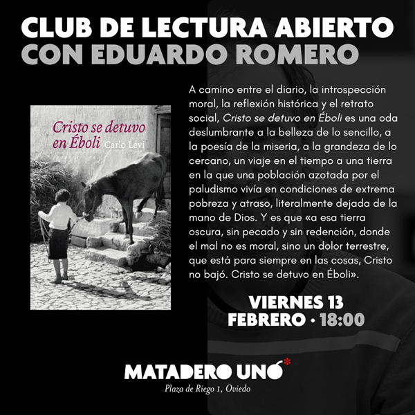 Club de lectura abierto con Eduardo Romero