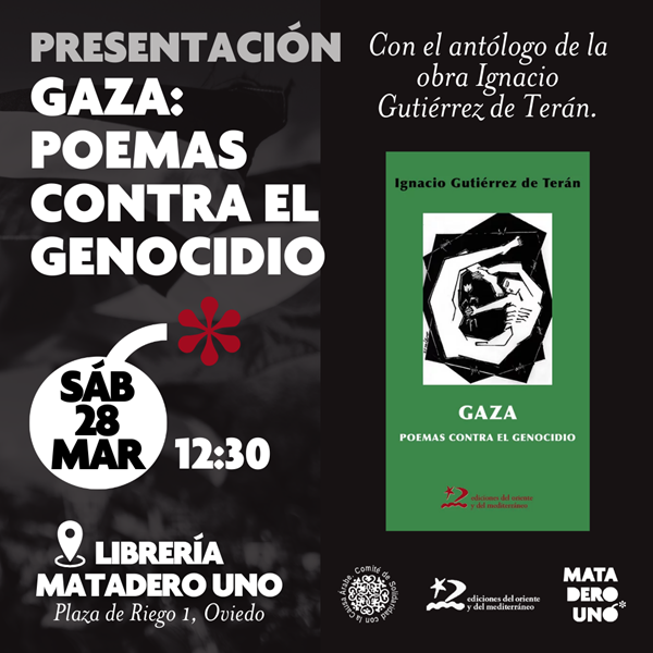 Se presenta Gaza: poemas contra el genocidio